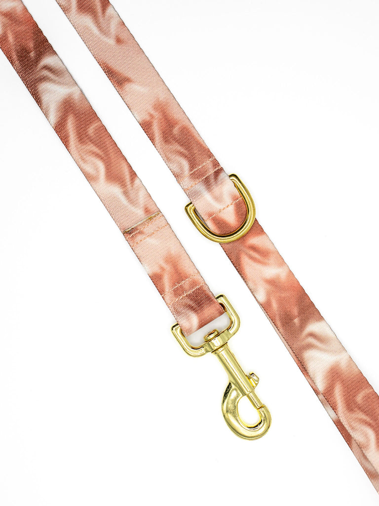 Rose Gold Marble Dog Leash